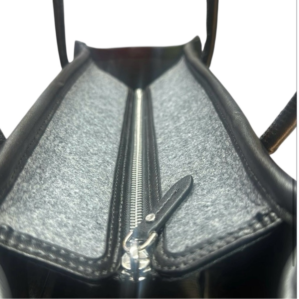 Kate Spade Ella NWOT Gray & Black Tote Shoulder Bag - Picture 5 of 9